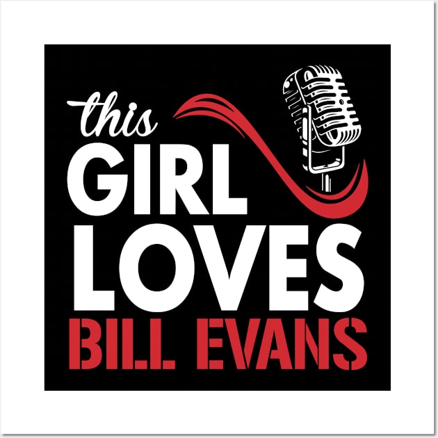 This Girl Loves Evans Wall Art by Crazy Cat Style